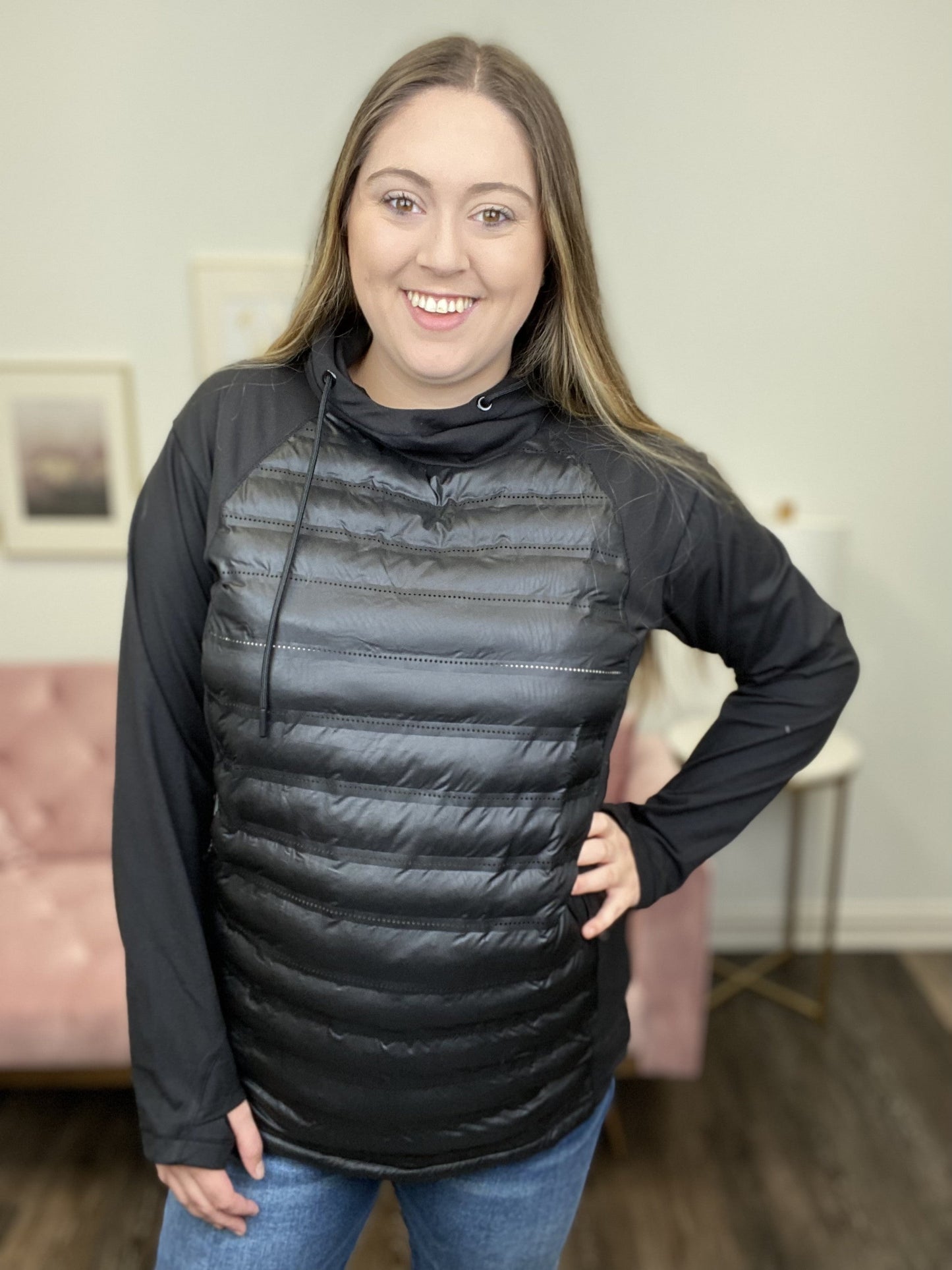 Only Joy Women's Padded Front Hoodie