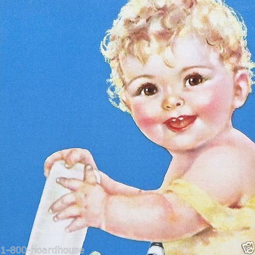 DOLLY'S BREAKFAST Baby Promotional Calendar 1930s