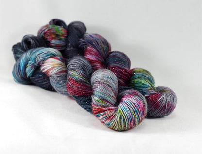 Destination Yarn fingering weight yarn Downtown Holiday Lights - PREORDER