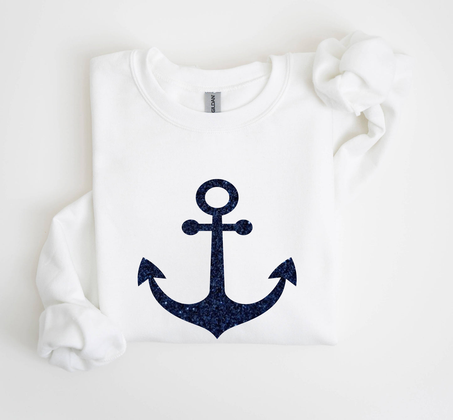 Glitter anchor Sweatshirt