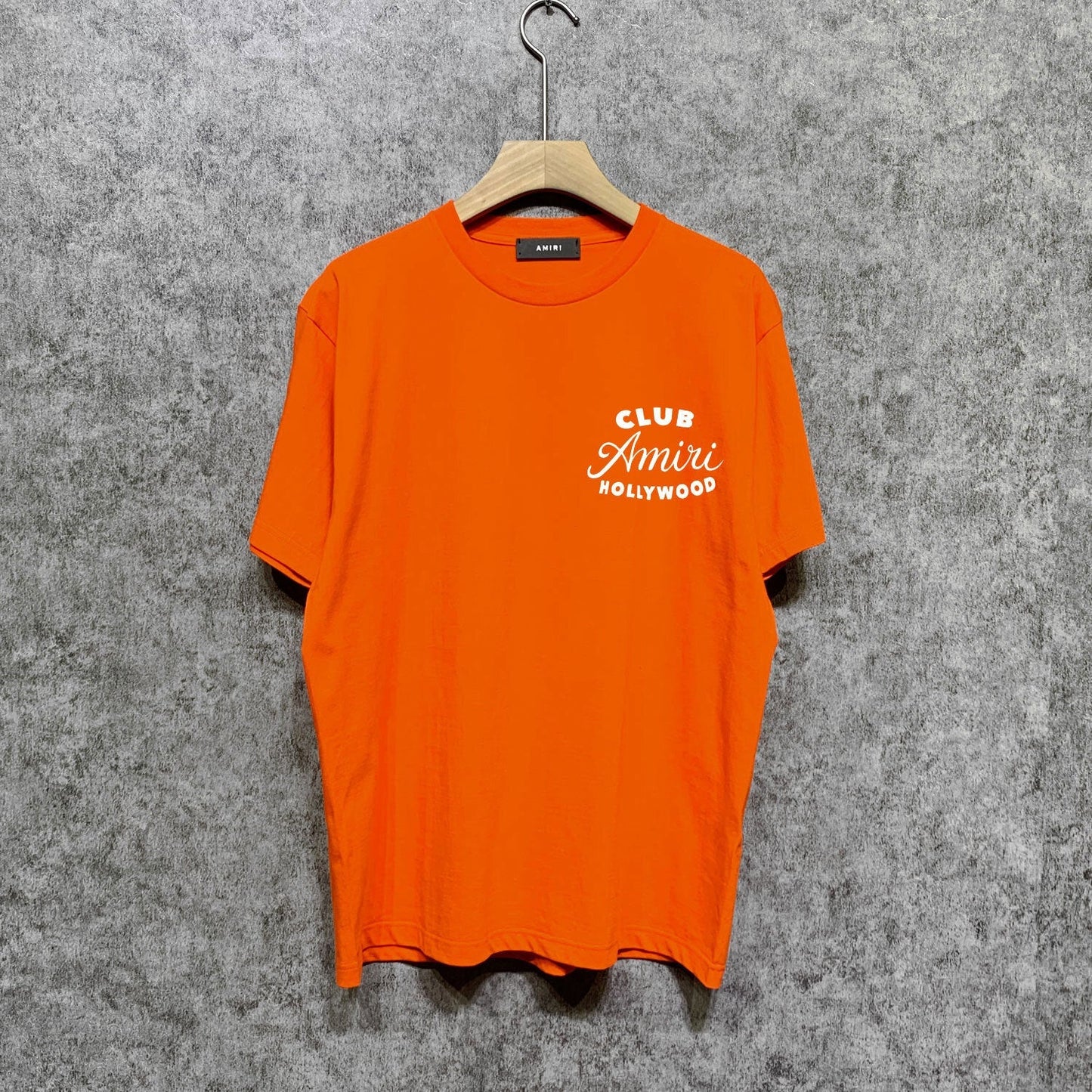 Amiri t shirts hollywood club printing short sleeve