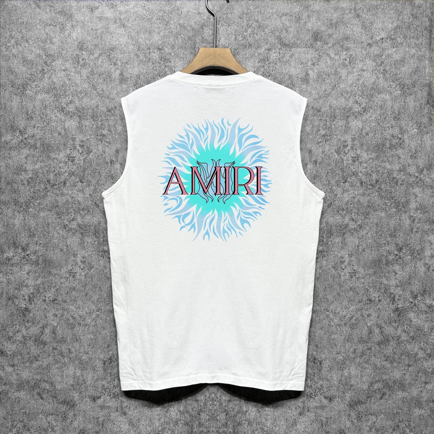 Amiri tank top colorful sun print