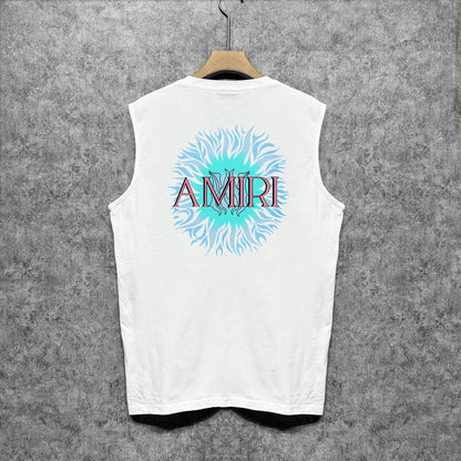 Amiri tank top colorful sun print