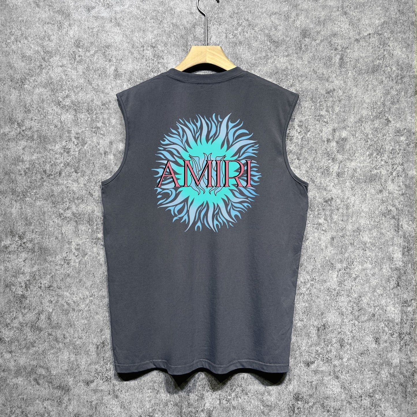 Amiri tank top colorful sun print