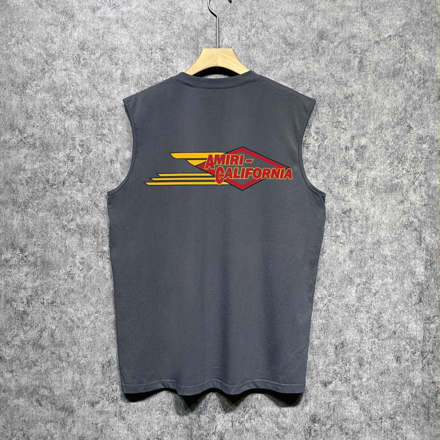 Amiri tank top eagle printing