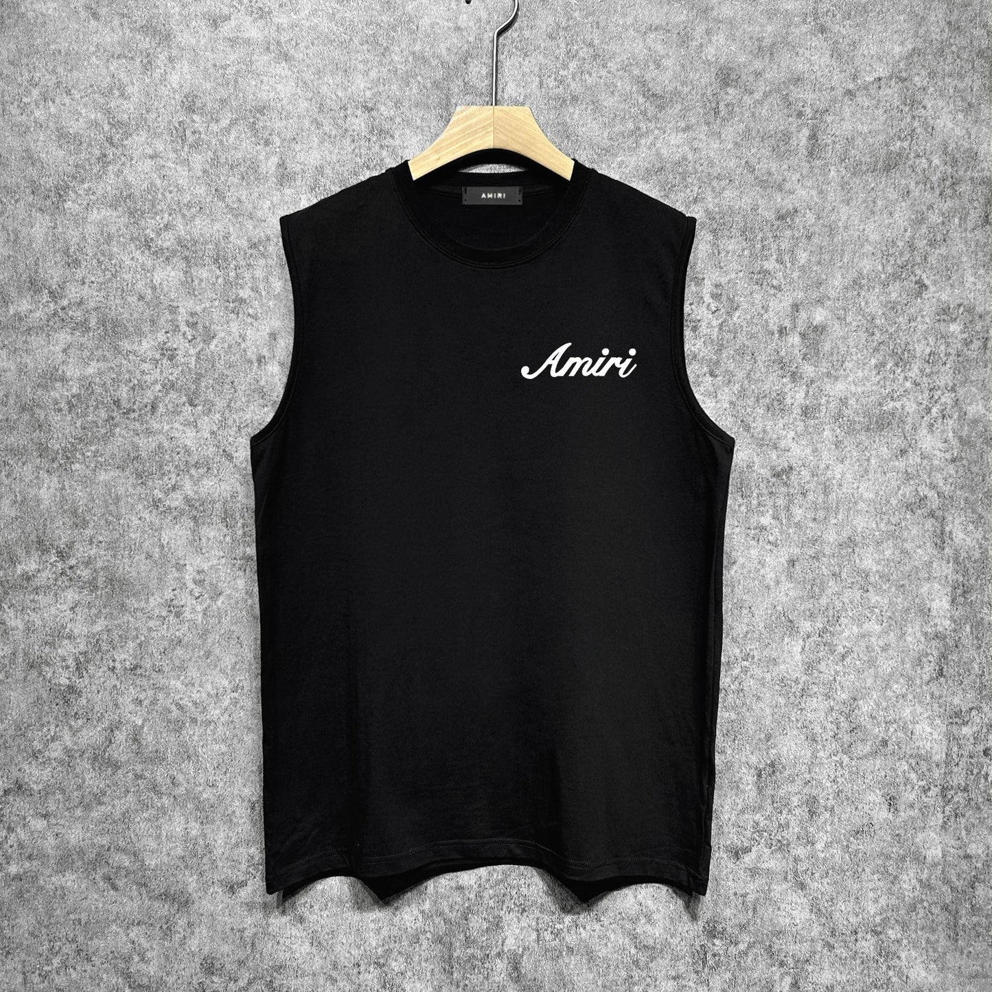 Amiri tank top new font printing