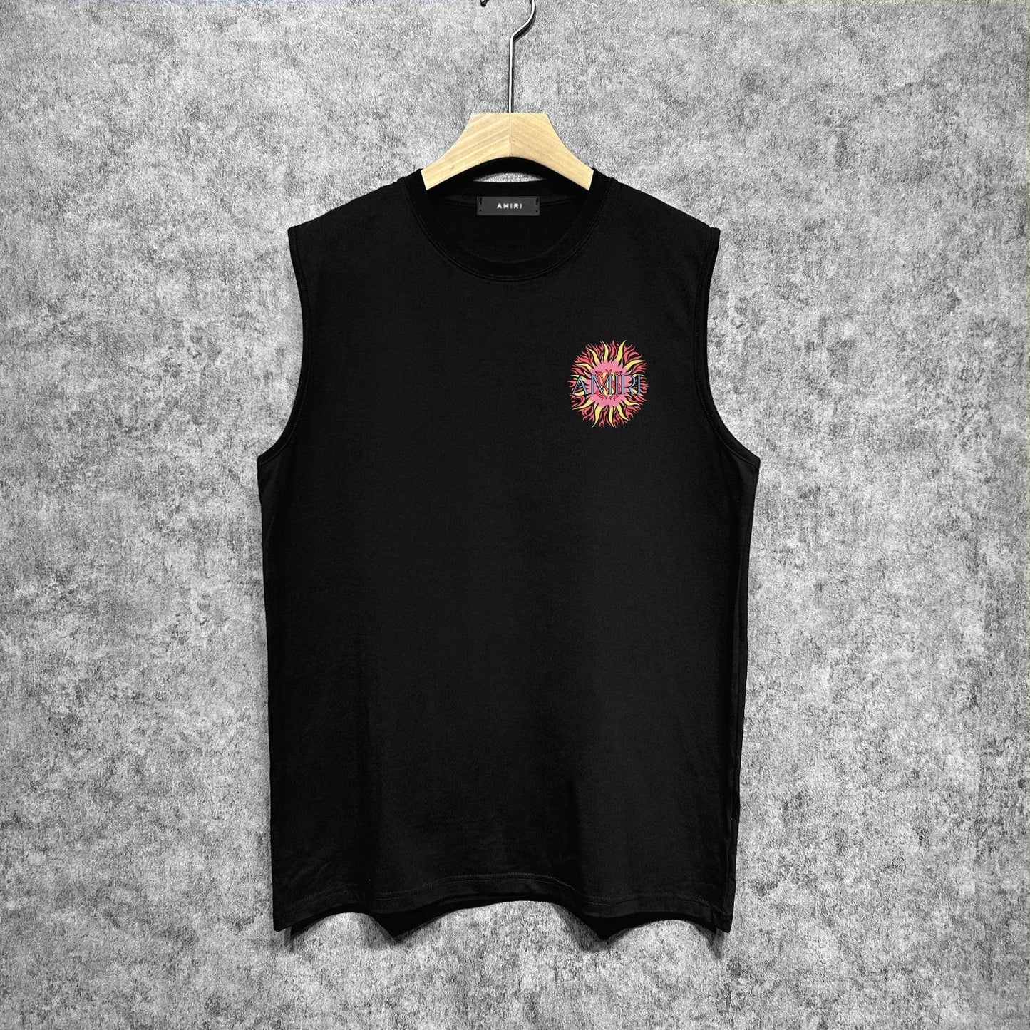 Amiri tank top colorful sun print