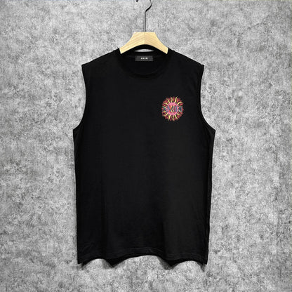 Amiri tank top colorful sun print