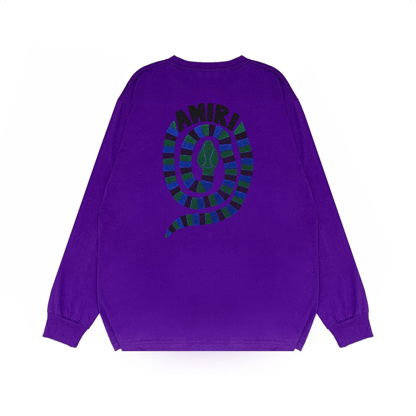 Amiri Long Sleeved Shirt Printed Trendy Pure Cotton