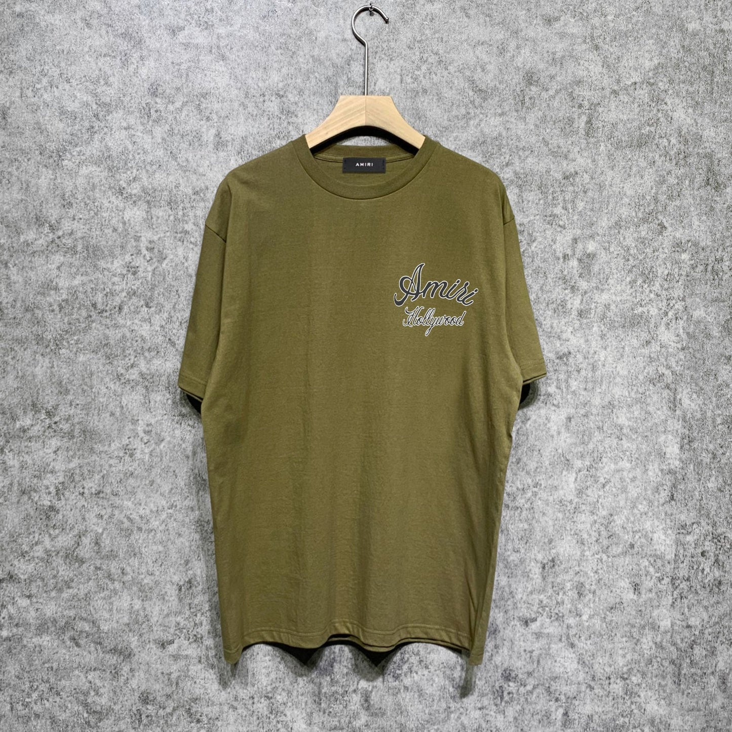 Amiri t shirts letter padded printing short sleeves