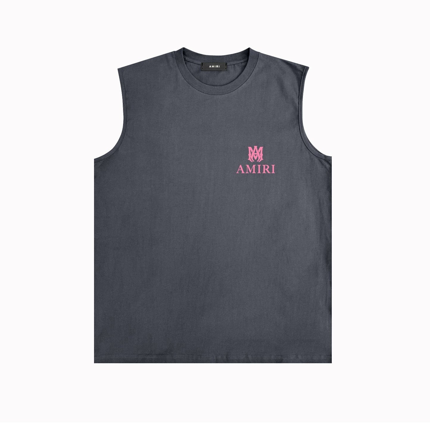 Amiri tank top small spider letter horizontal stripprinting