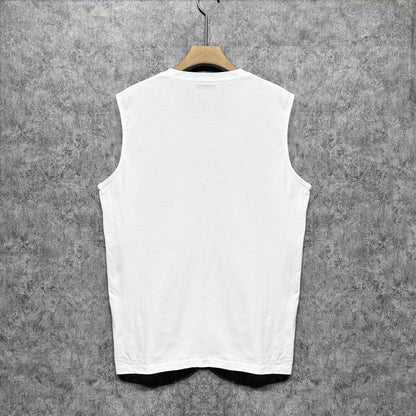 Amiri tank top rainbow letter printing