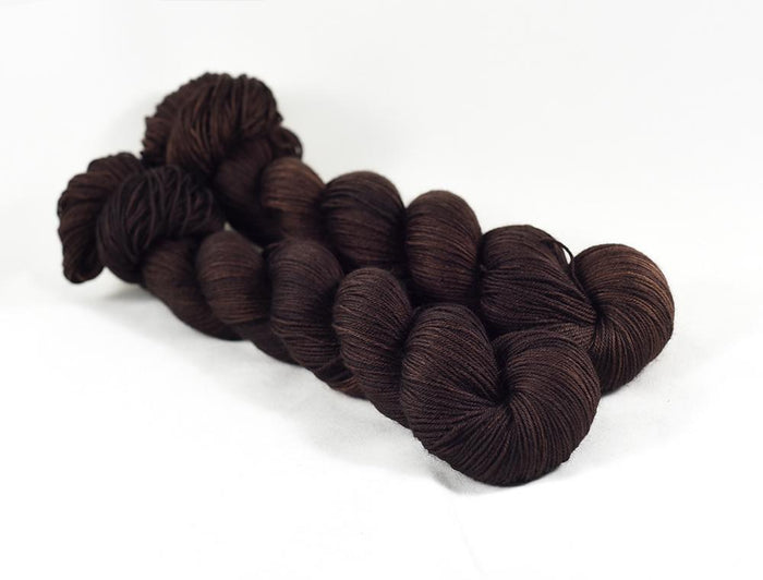 Destination Yarn fingering weight yarn Espresso
