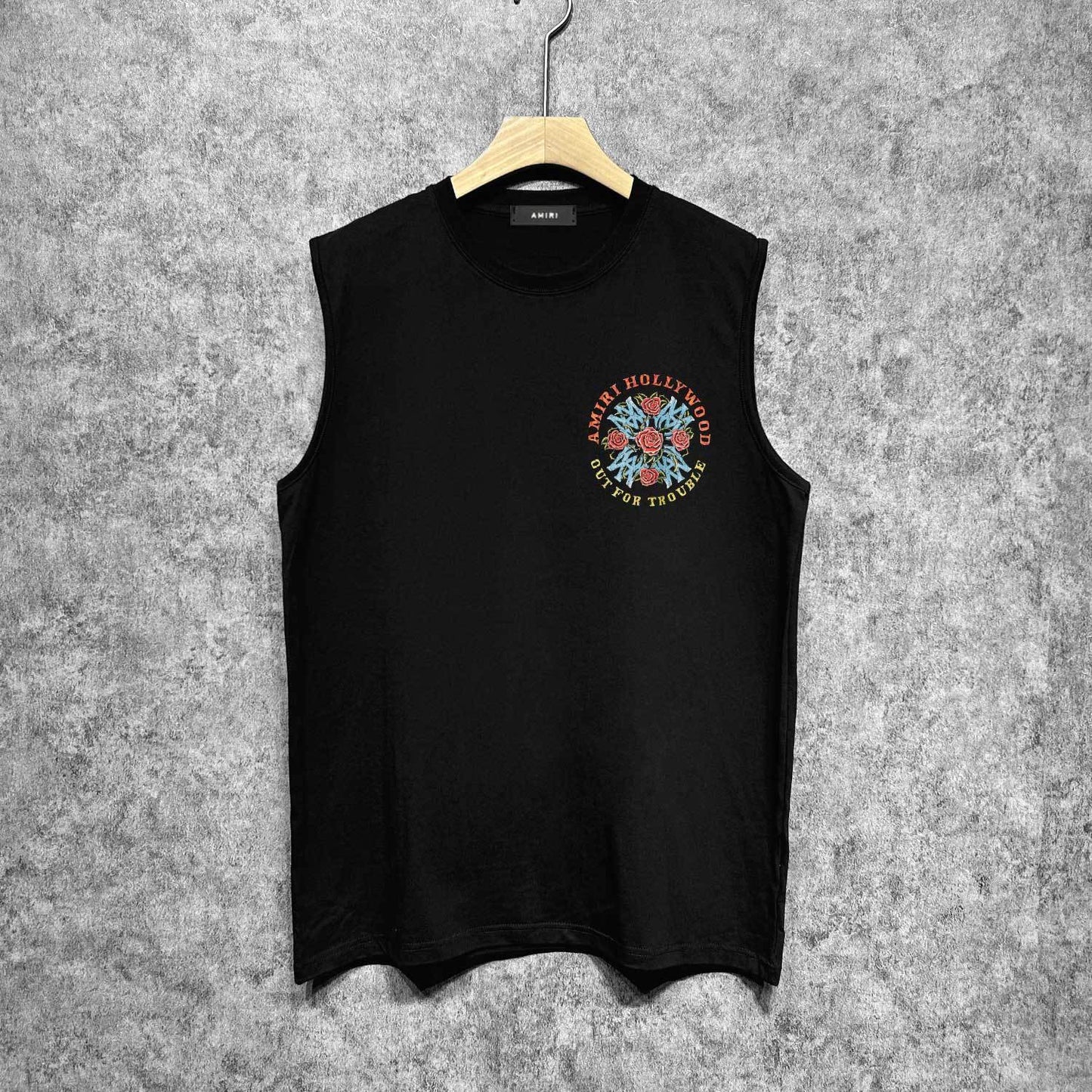 Amiri tank top floral print