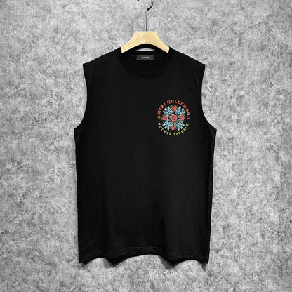 Amiri tank top floral print