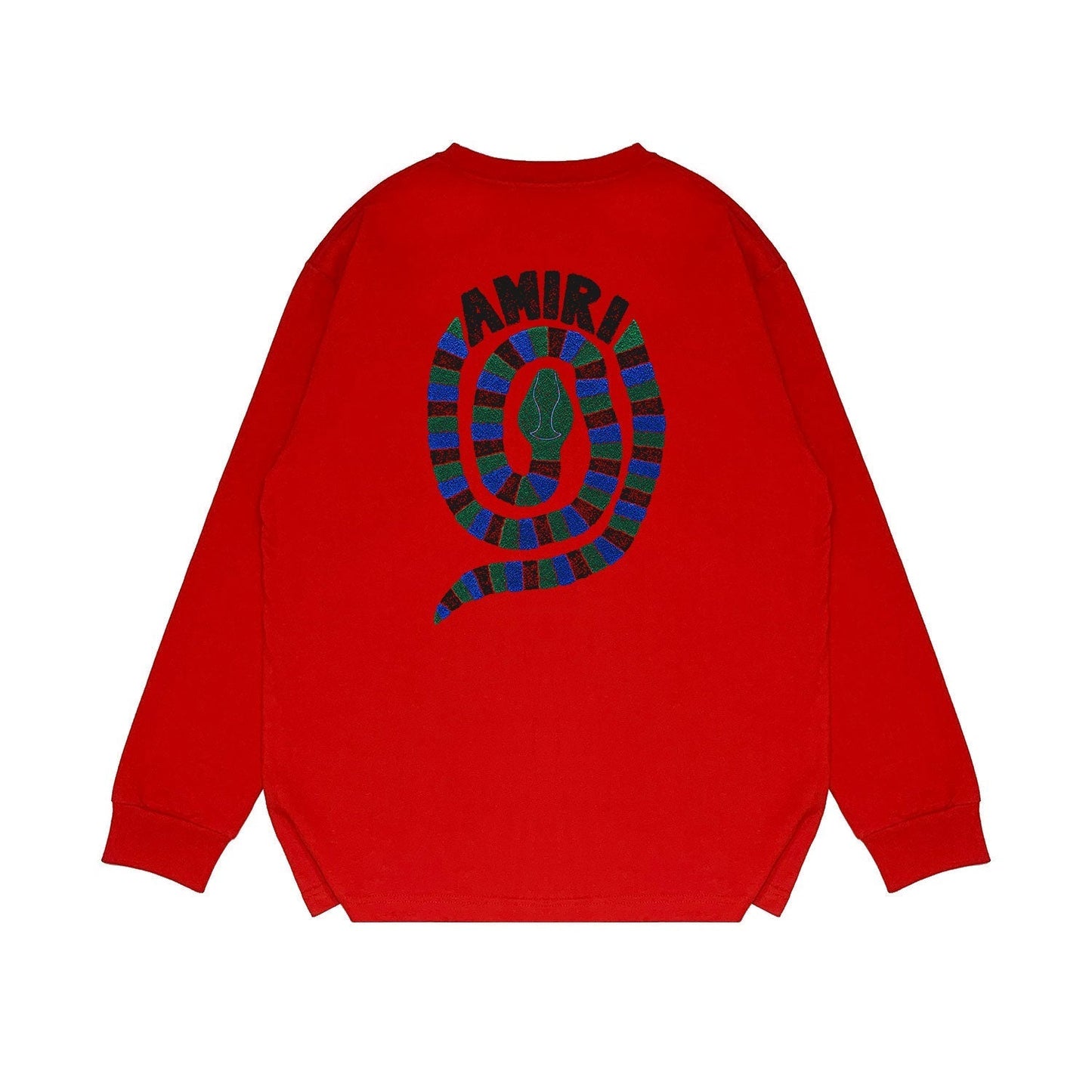 Amiri Long Sleeved Shirt Printed Trendy Pure Cotton