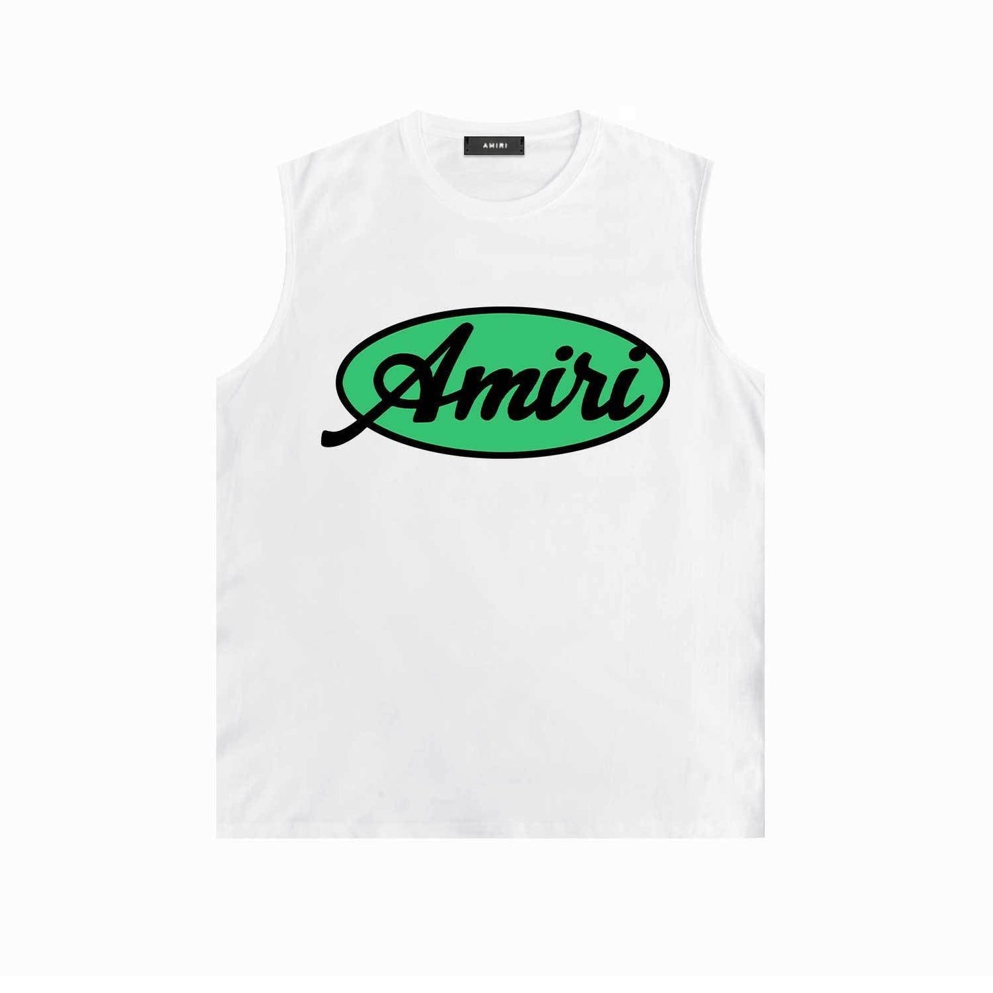 Amiri tank top oval letterprinting