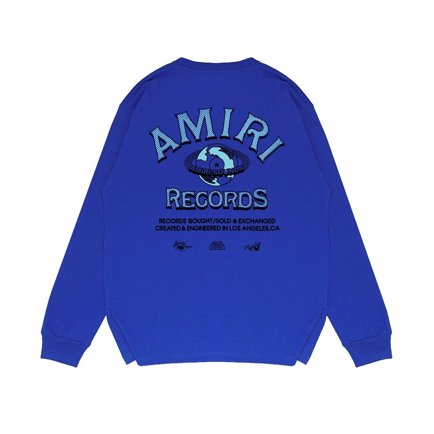Amiri Long Sleeved Shirt Printed Trendy Pure Cotton