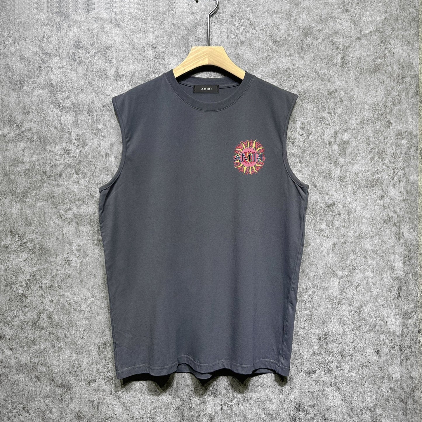 Amiri tank top colorful sun print