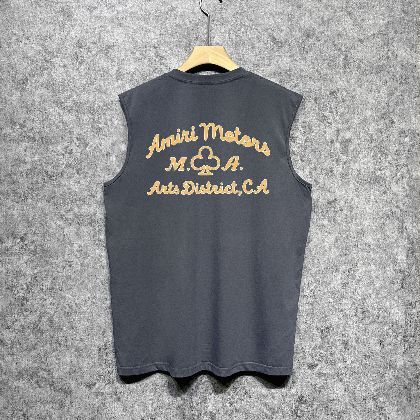 Amiri tank top lion medal printing