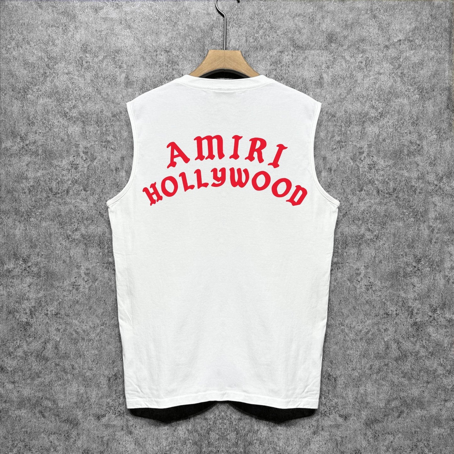 Amiri tank top hollywood pure letterprinting