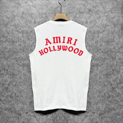Amiri tank top hollywood pure letterprinting