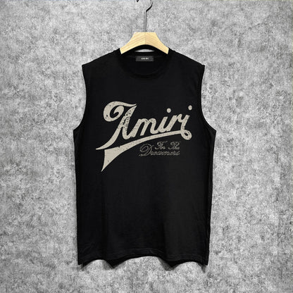 Amiri tank top letter printing