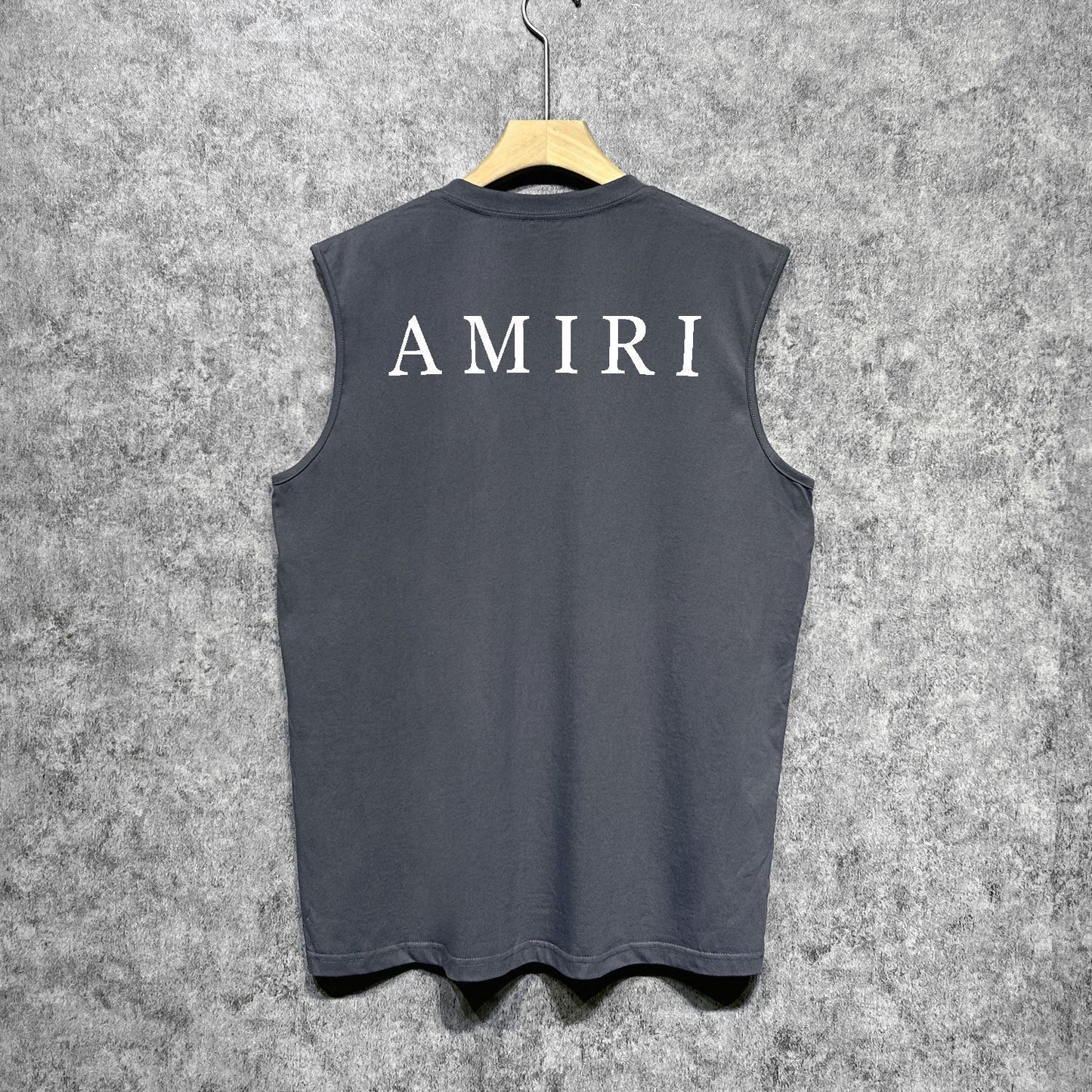 Amiri tank top spider letter printing
