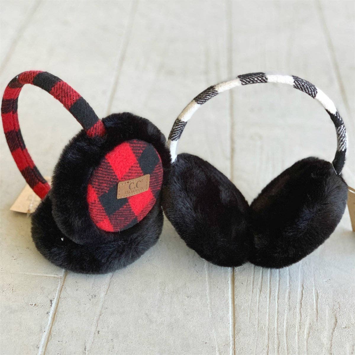 CC Buffalo Plaid Earmuff