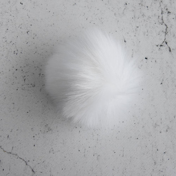 Destination Yarn Accessory Faux Fur Pom