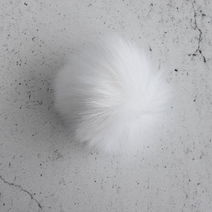 Destination Yarn Accessory Faux Fur Pom