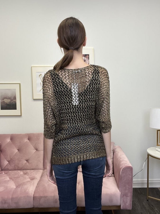 Hard To Handle Women's Open Knit Sweater