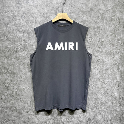 Amiri tank top thick flat simple letterprinting