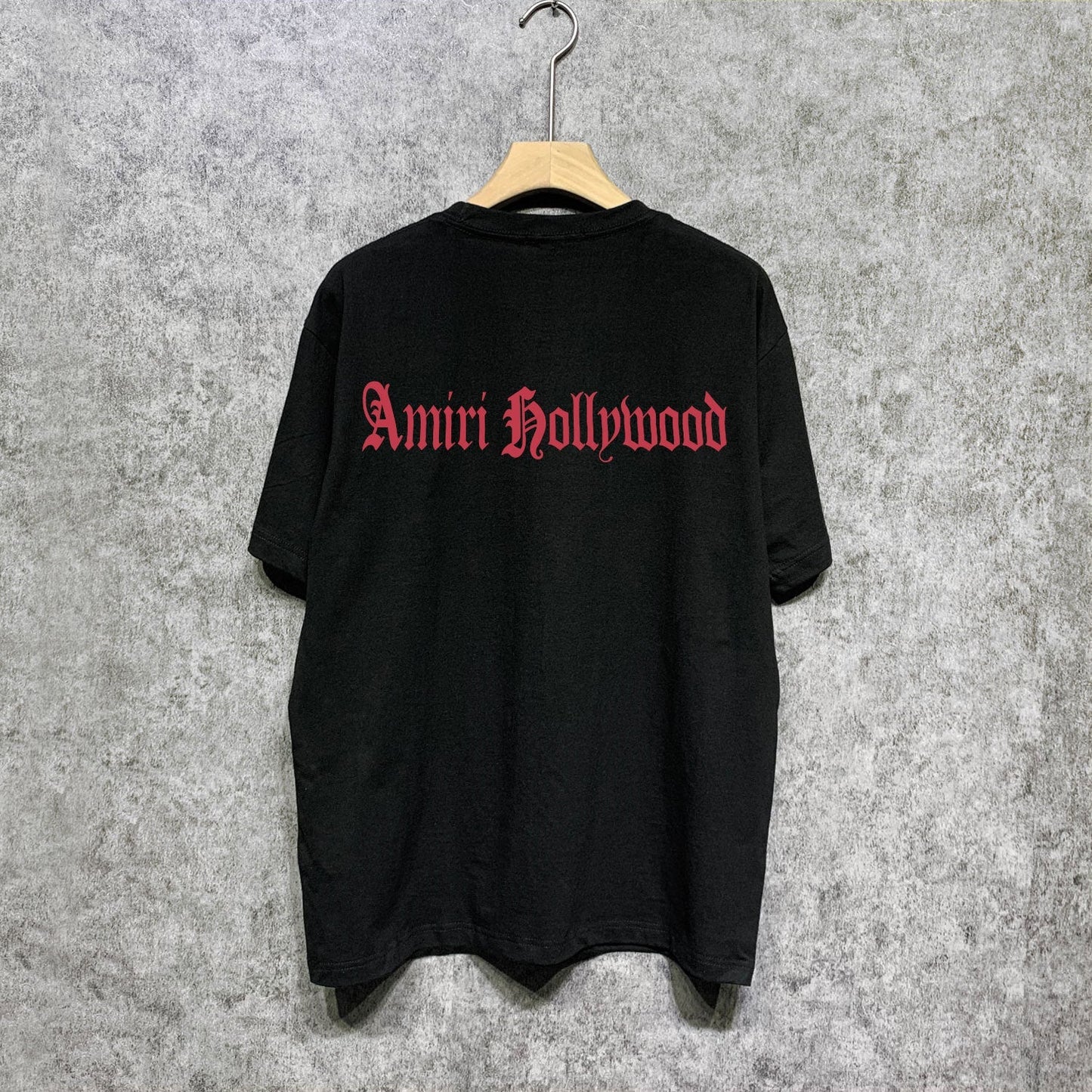 Amiri t shirts sanskrit printing short sleeve