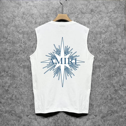 Amiri tank top star shield print