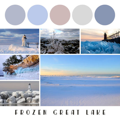 Destination Yarn fingering weight yarn Frozen Great Lake