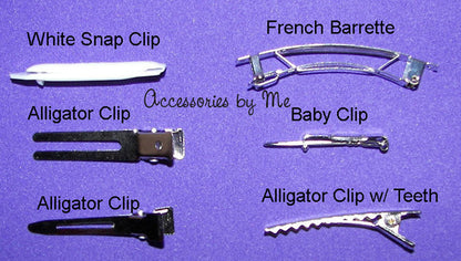 Accessories by Me Hair Bow Clip Choice