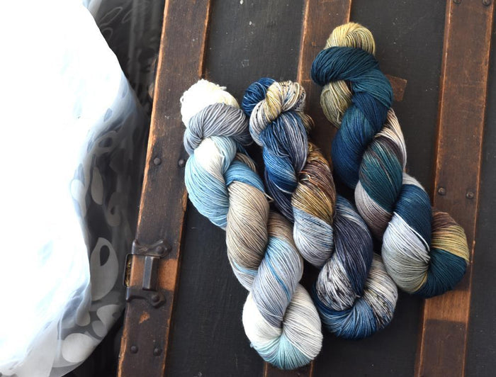 Destination Yarn fingering weight yarn GREAT LAKES FADE KIT PREORDER