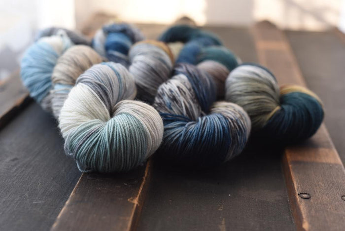 Destination Yarn fingering weight yarn GREAT LAKES FADE KIT PREORDER