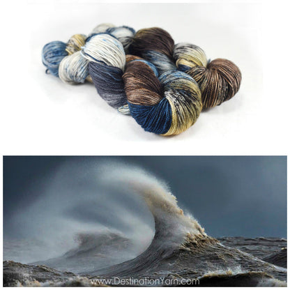 Destination Yarn fingering weight yarn GREAT LAKES FADE KIT PREORDER
