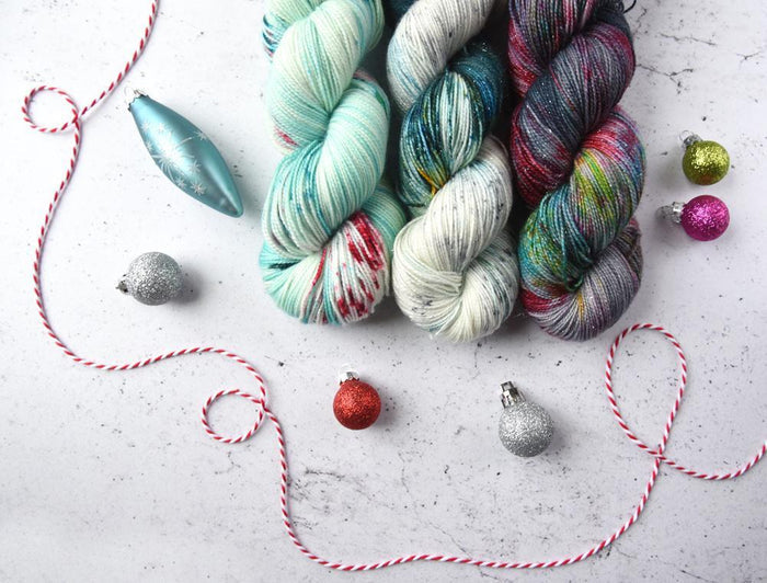 Destination Yarn fingering weight yarn Hawaiian Christmas - PREORDER