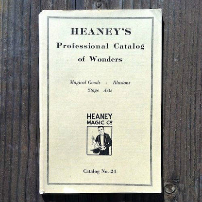 HEANEY'S CATALOG OF WONDERS Magic Book 1920s
