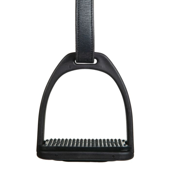 HKM Plastic Stirrup Irons- Black