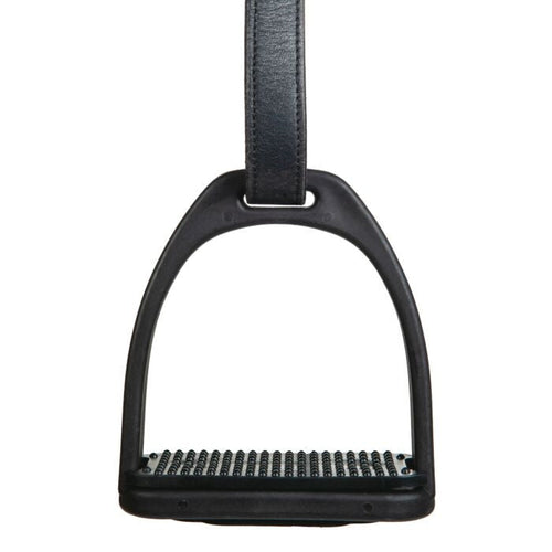 HKM Plastic Stirrup Irons- Black