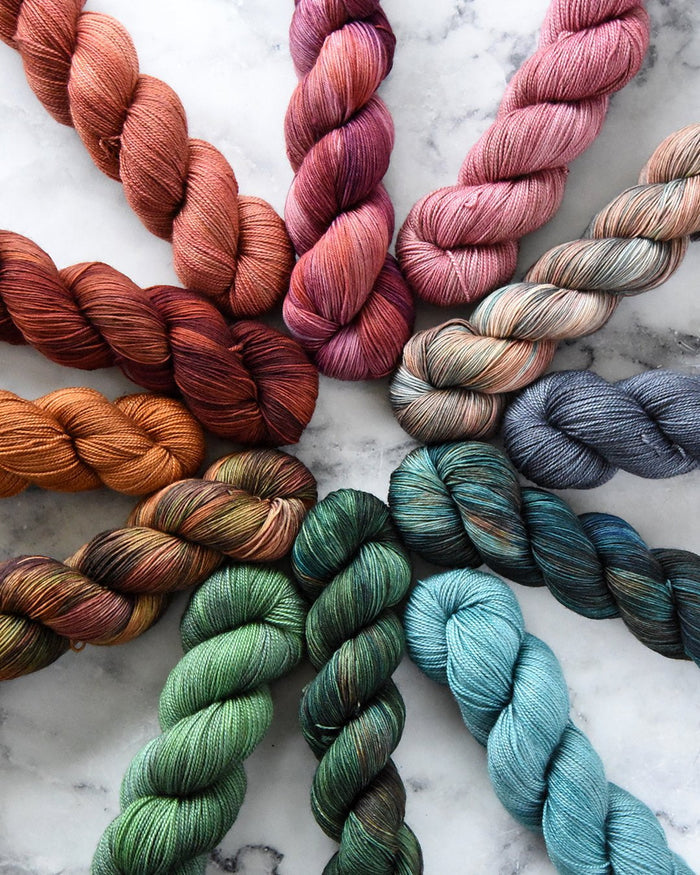 Destination Yarn fingering weight yarn Hoodoo