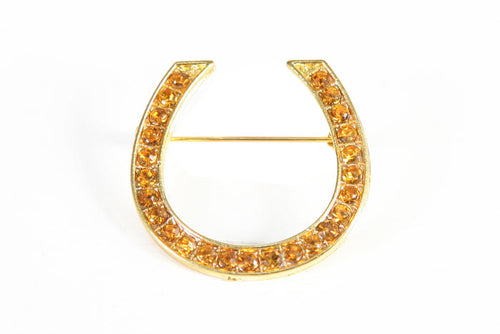 Horka Horse Shoe Stock Pin- SIlver