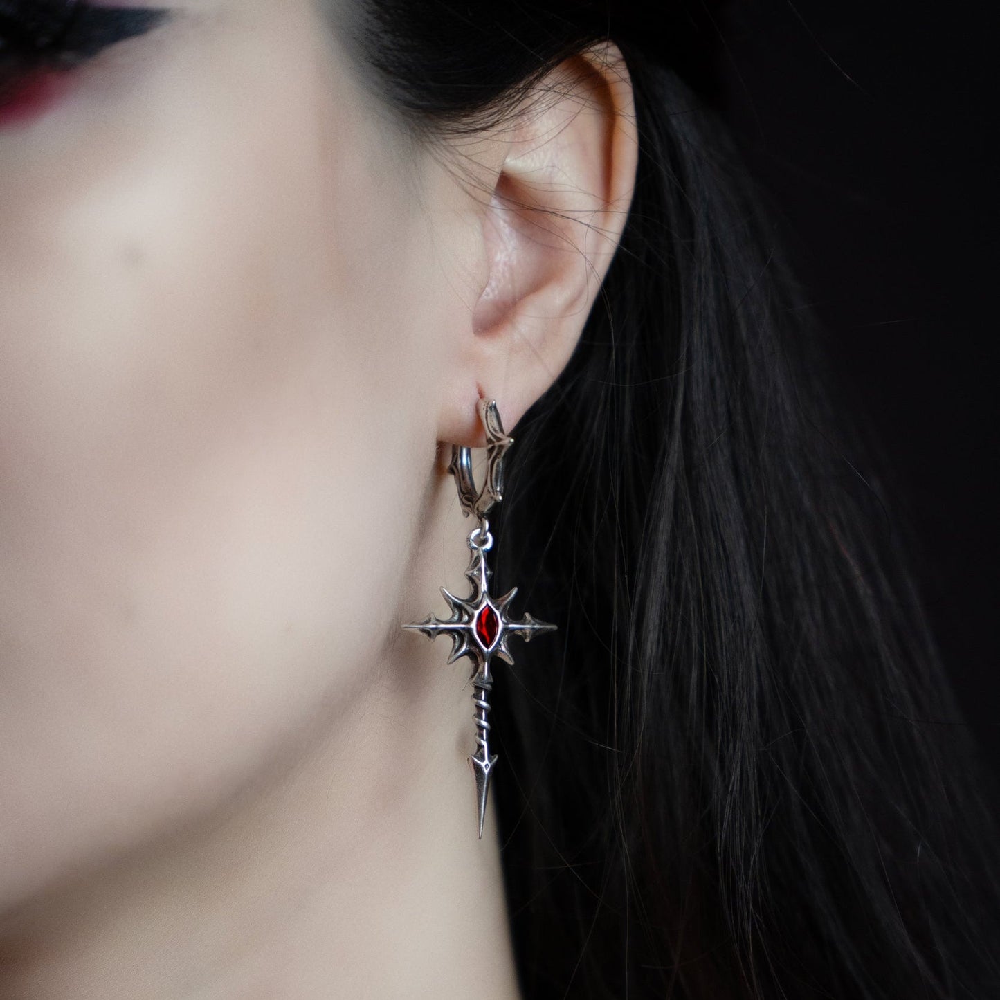 LONGINUS BLOOD RELIC EARRINGS