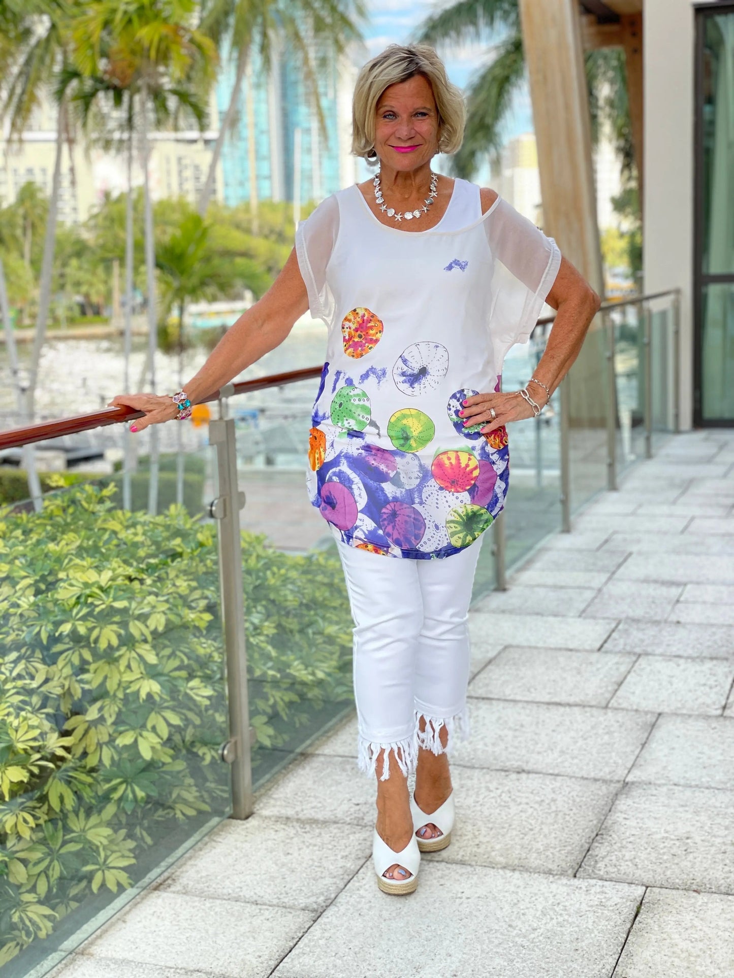CHIFFON WHITE BLOUSE