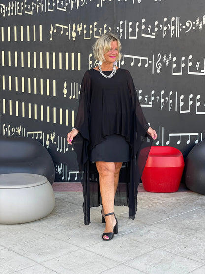 BLACK SPLASH TUNIC