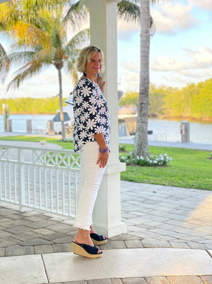 DAISY DAY ASYMMETRIC TOP